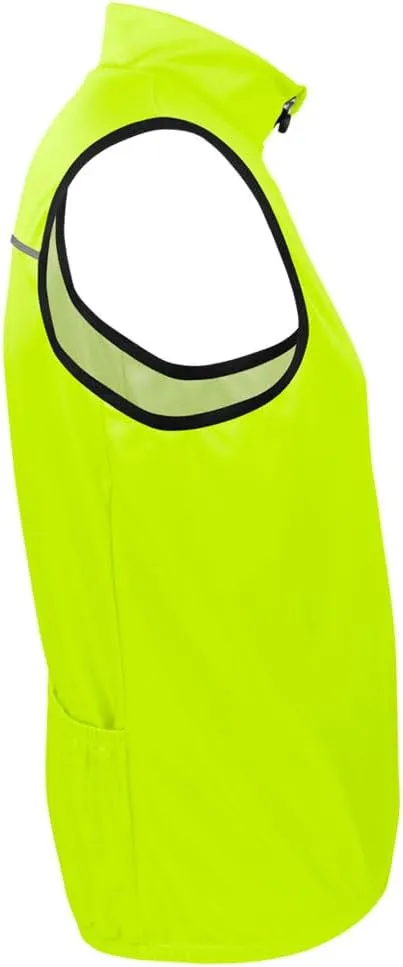 | Men's USA Classic Packable Windproof Vest | Rear Storage Pockets | Hi-Viz Safety Yellow