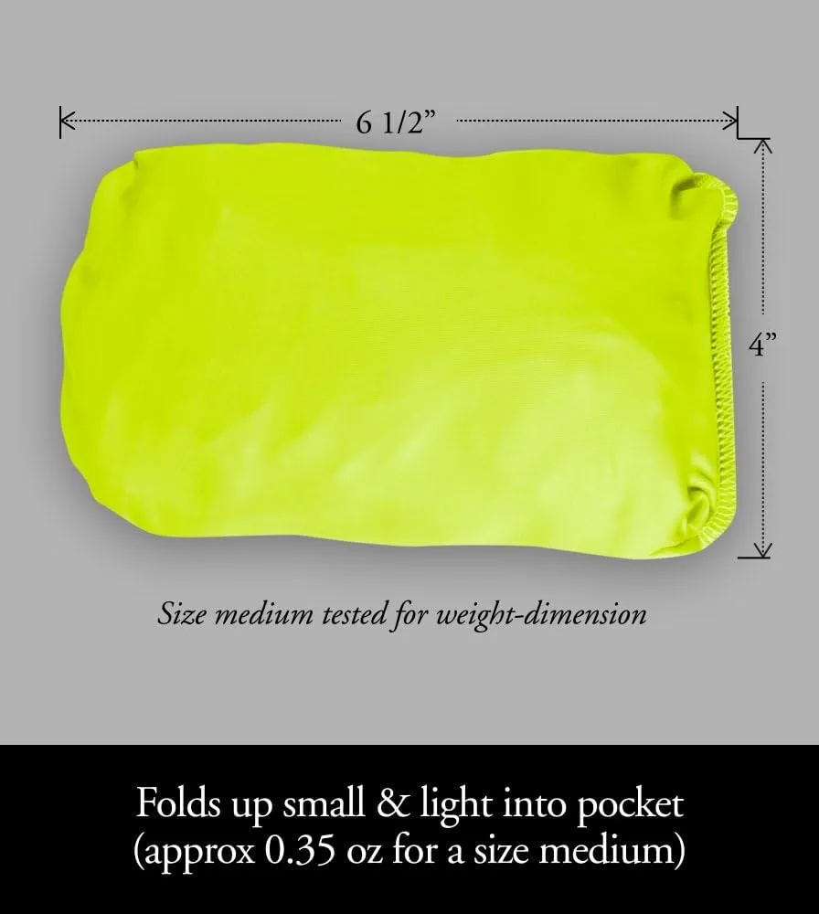 | Men's USA Classic Packable Windproof Vest | Rear Storage Pockets | Hi-Viz Safety Yellow