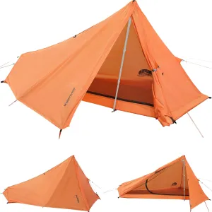 1 Person Trekking Pole Tent for Backpacking - Ultralight Backpacking Tent, Waterproof Hiking Tent for Camping, Lightweight Camping Tent for Scouts, Trekker(NO Trekking Poles)