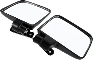 1 Set Of Golf Cart Rear View Mirror: Golf Cart Side Mirrors Enhanced Safety - Clear Rearview Reflection Wide Angle Viewing For Parking
