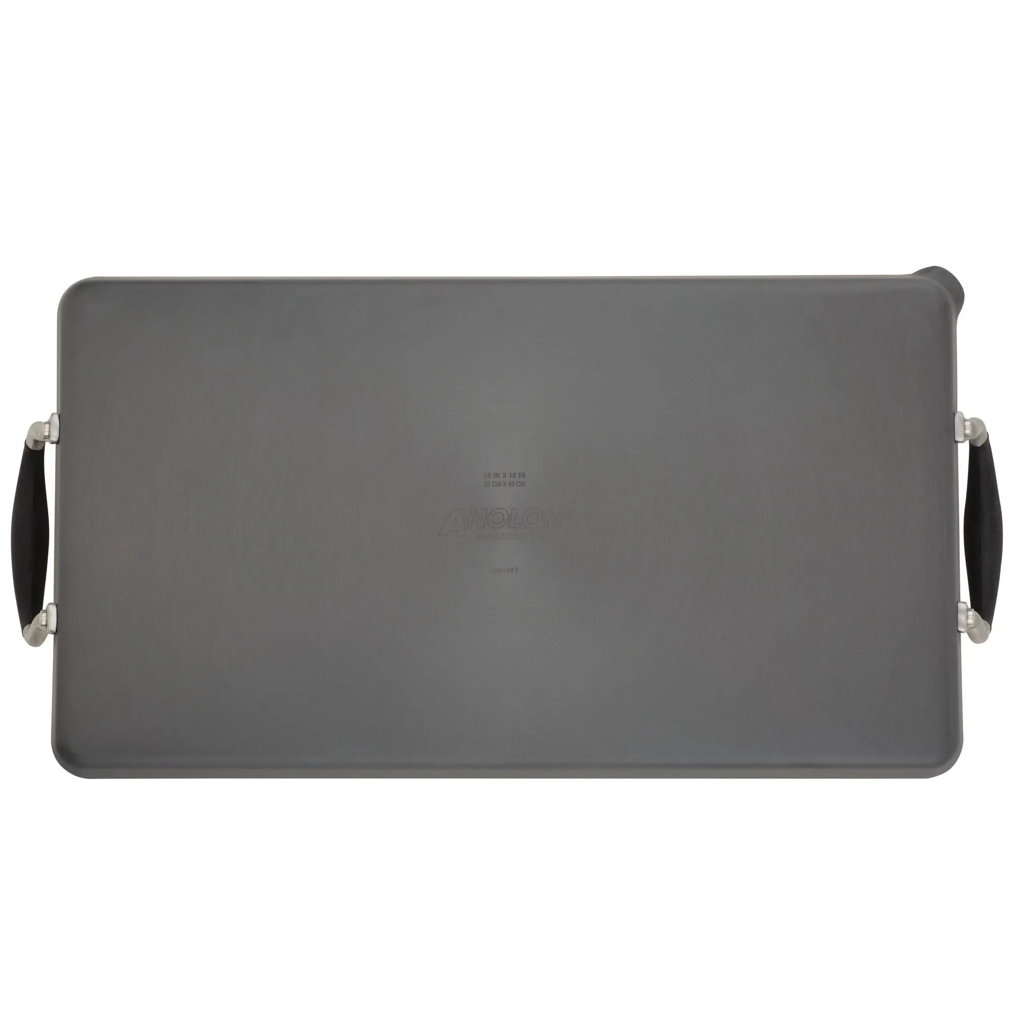 10" x 18" Double Burner Griddle with Multi-Purpose Rack