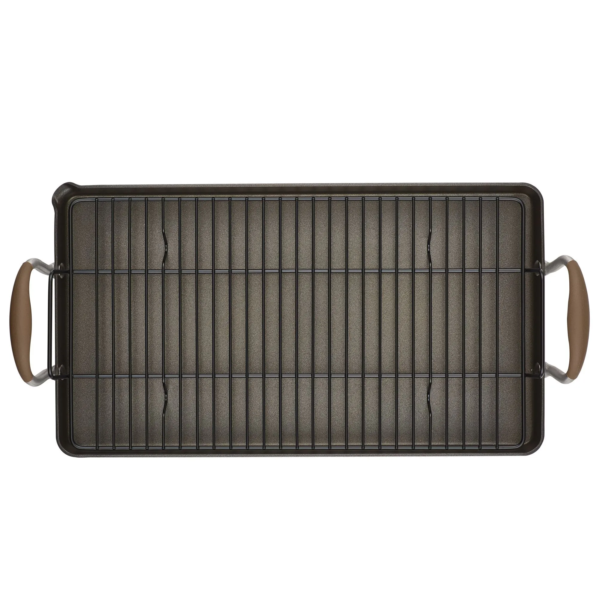 10" x 18" Double Burner Griddle with Multi-Purpose Rack