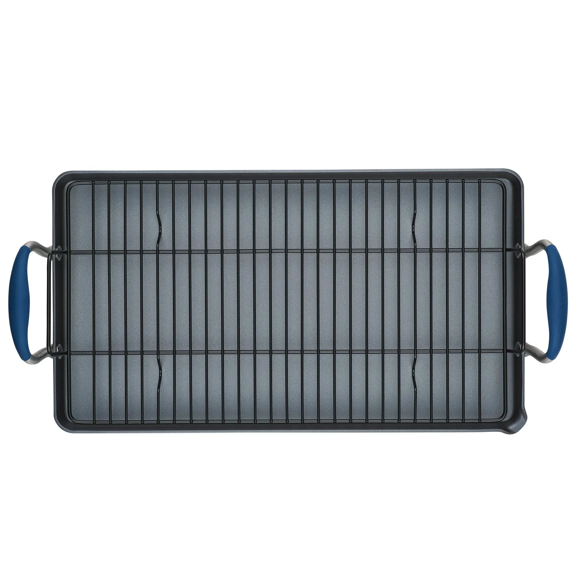 10" x 18" Double Burner Griddle with Multi-Purpose Rack