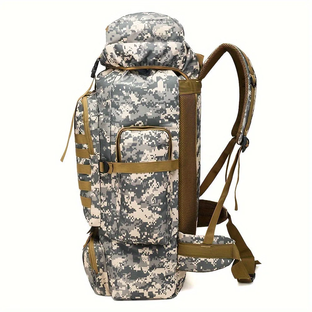 1pc Waterproof Outdoor Backpack For Camping And Hiking