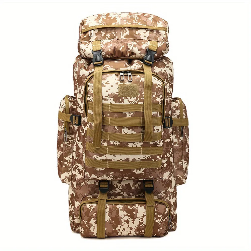 1pc Waterproof Outdoor Backpack For Camping And Hiking