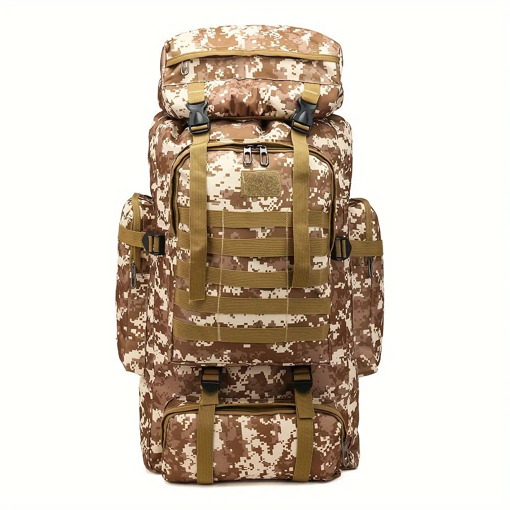 1pc Waterproof Outdoor Backpack For Camping And Hiking