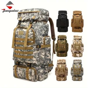 1pc Waterproof Outdoor Backpack For Camping And Hiking