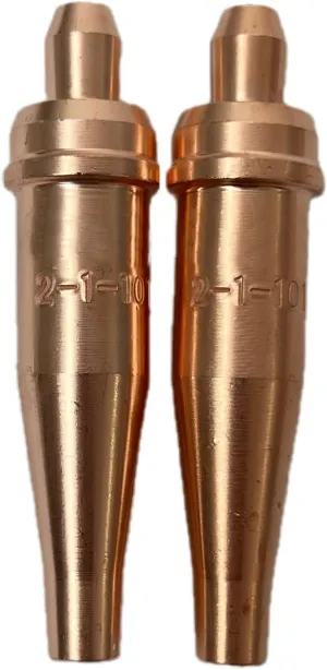 2-1-101 Acetylene,A General Purpose Cutting Torch Tips Suggests Victor Style Heavy Duty，Pack of 2