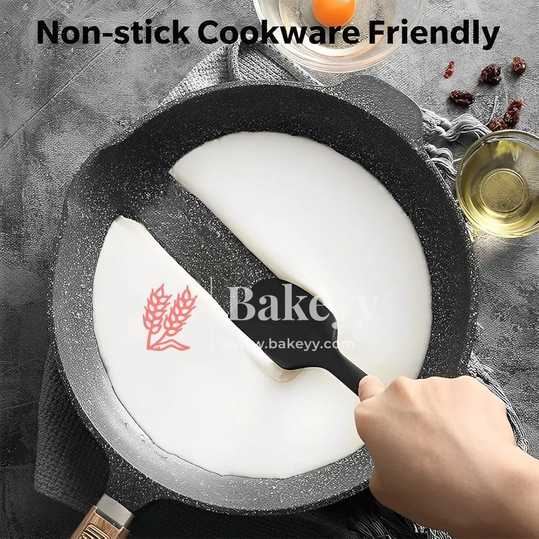 20x4cm | Heat Resistant Silicone Spatula| Kitchen Silicone Spatula for Cooking| Dishwasher Safe Rubber Spatula for Baking Cake Pancake