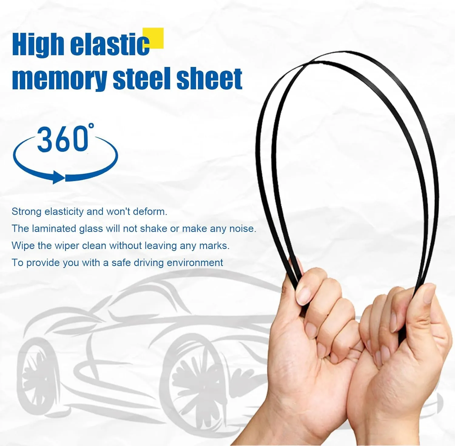 26" 26" Windshield Wipers With 14" Rear Wiper Blade Sets Automotive Replacement for Volkswagen Touareg 2011-2017,Easy For Installation (Pack of 3)