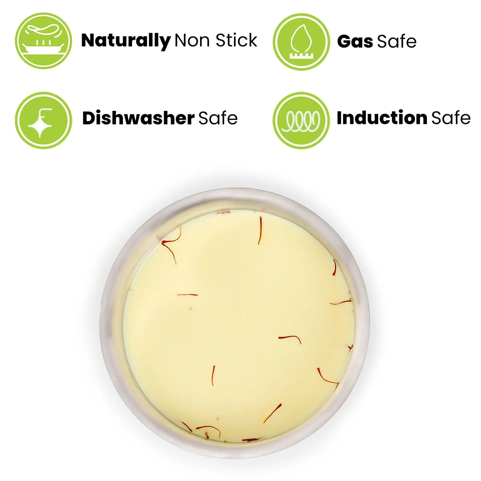 2.7L Allo CookSafe TriPly Tope | Stainless Steel | With Stainless Steel Lid | Induction Friendly | Naturally Non-stick | 18cm
