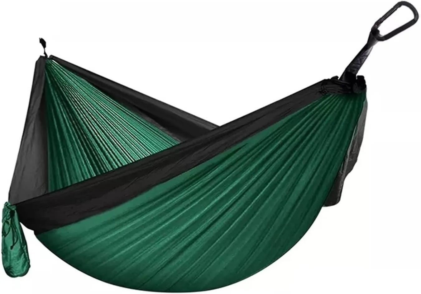 300 * 200cm Portable Camping Parachute Hammock Survival Garden Outdoor Furniture Leisure ?Travel Double Hanging Bed, Dark Khaki