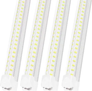 3FT Led Shop Light,3FT Lights 36W 6500K 5000LM Daylight,Led Shop Lights 110V Linkable Clear Cover Integrated V-Shape for Shop Garage Warehouse Workshop Commercial Bay Lighting(4-Pack)