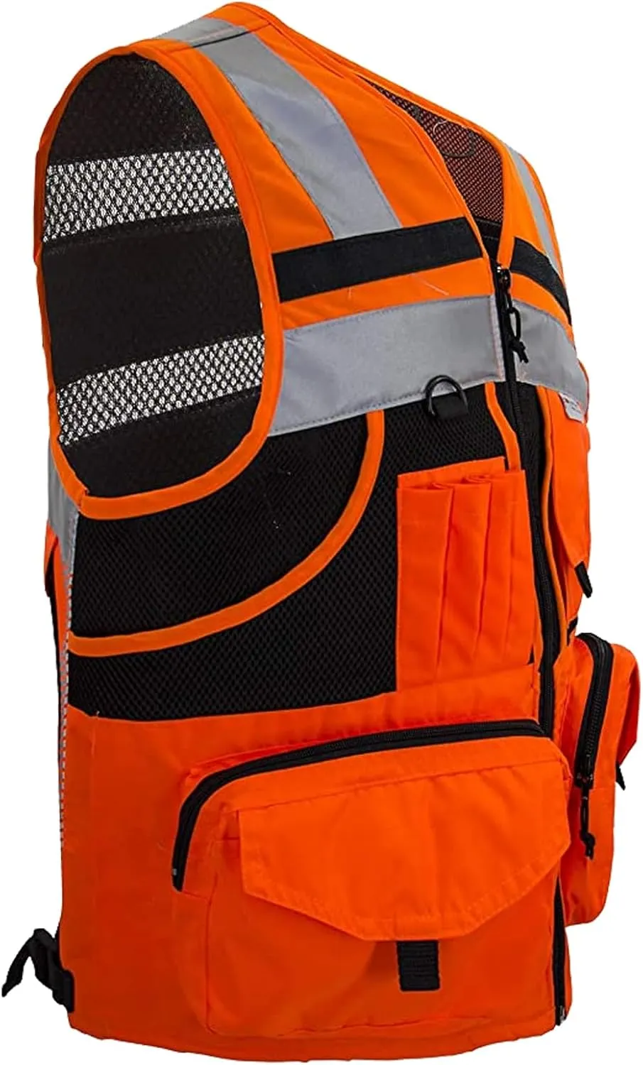 3M Reflective Stripes Safety Vest Hi-vis Yellow Knitted 10 Pockets Bright Construction Workwear Men Women M-7XL