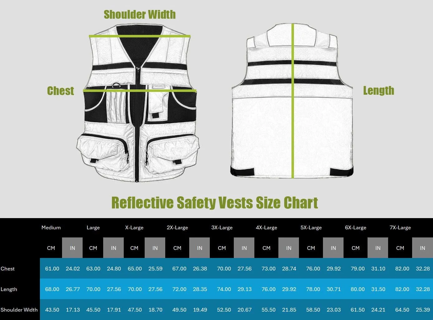 3M Reflective Stripes Safety Vest Hi-vis Yellow Knitted 10 Pockets Bright Construction Workwear Men Women M-7XL