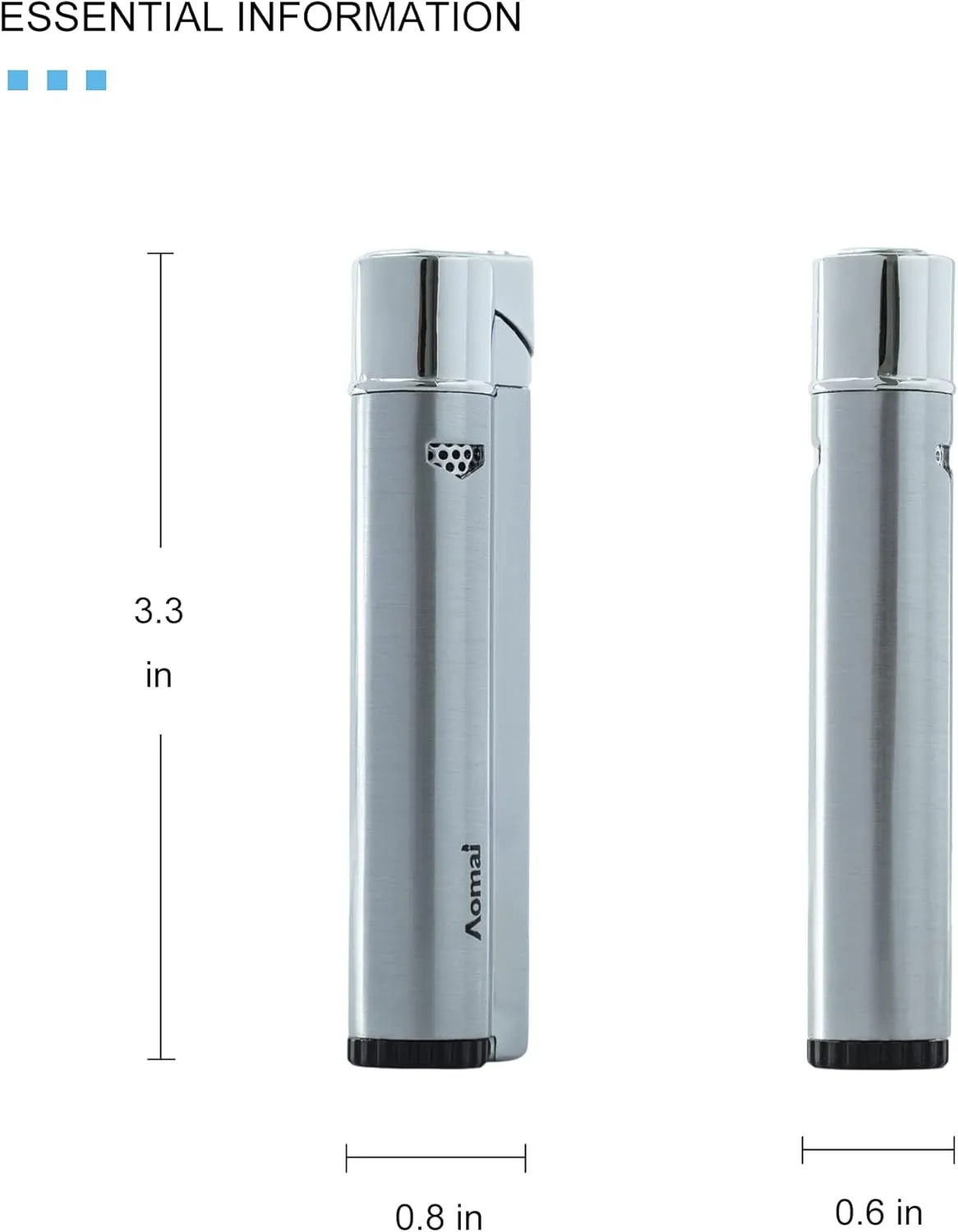 5 Pack Butane Torch Lighter Fuel Refillable Gas Window Viewable Portable Single Jet Flame Adjustable 5 Flag Color (No Gas)