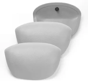 6472-970 680 Reverse Wrap Around Gray Hot Tub Pillow Replacement for Jacuzzi/Sundance 680 Series Spas 2007-2017 Replace 6455-474 6472-970(3 Pack)