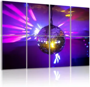 8 Pack Art Acoustic Panels Disco Ball Sound Absorbing Panel 32"x48" Soundproof Wall Panels Acoustic Wall Art for Studios, Office, Theaters