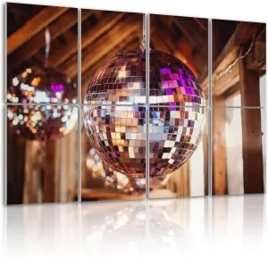 8 Pack Art Acoustic Panels Disco balls hanging from ceiling wedding Sound Absorbing Panel 32"x48" Soundproof Wall Panels Acoustic Wall Art for Studios, Office, Theaters