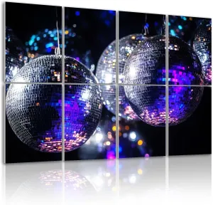 8 Pack Art Acoustic Panels Disco balls Sound Absorbing Panel 32"x48" Soundproof Wall Panels Acoustic Wall Art for Studios, Office, Theaters