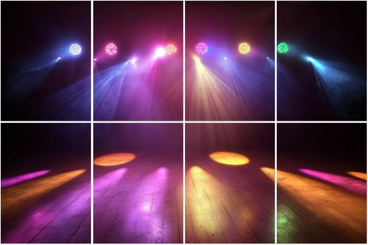 8 Pack Art Acoustic Panels Disco Lights Sound Absorbing Panel 32"x48" Soundproof Wall Panels Acoustic Wall Art for Studios, Office, Theaters