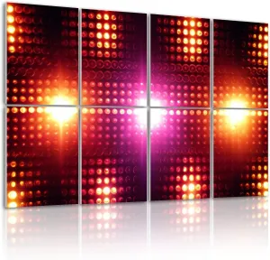 8 Pack Art Acoustic Panels Disco Lights Sound Absorbing Panel 32"x48" Soundproof Wall Panels Acoustic Wall Art for Studios, Office, Theaters