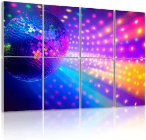 8 Pack Art Acoustic Panels Disco Sound Absorbing Panel 32"x48" Soundproof Wall Panels Acoustic Wall Art for Studios, Office, Theaters