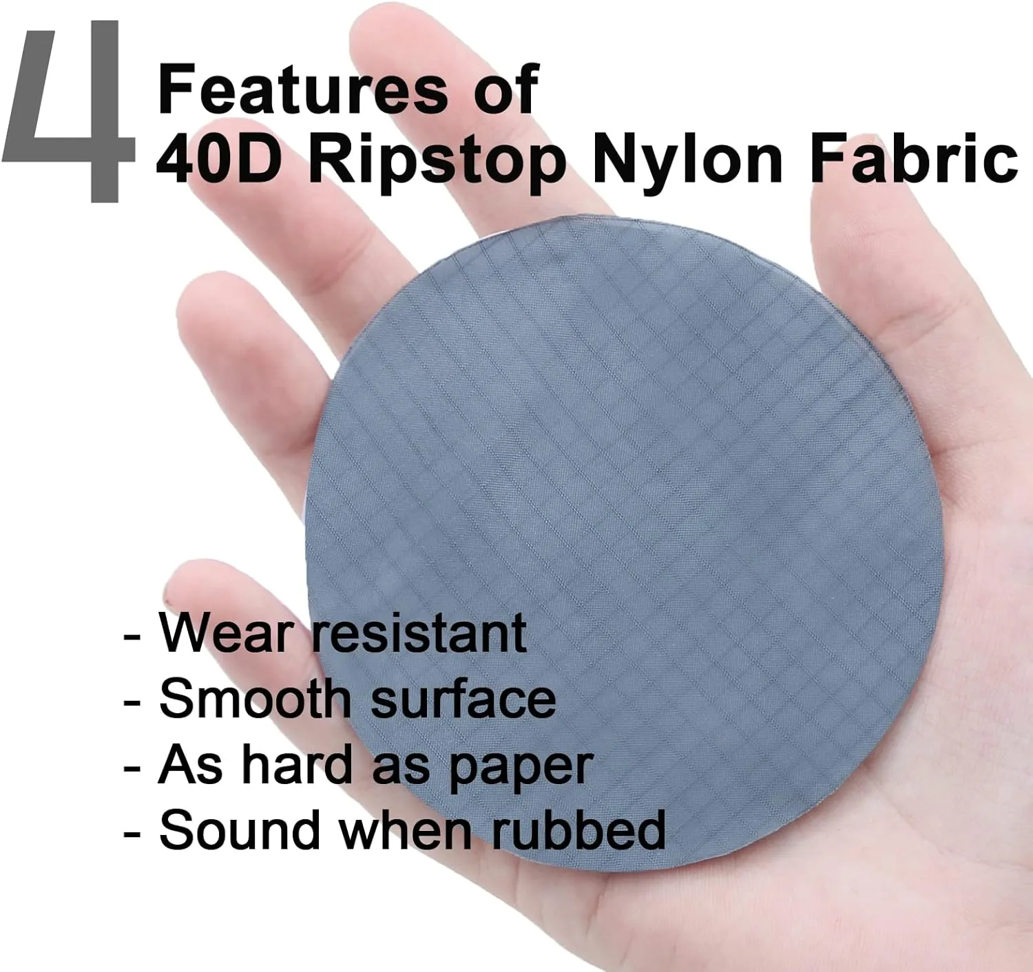 9KM DWLIFE Nylon Ripstop Fabric, FluorescentGreen 60x196 Inch, 40D Waterproof, Lightweight, Windproof, Bulk Fabric for Kite, Tent, Flag, Bag, Tarp Cover, Outdoor DIY Project