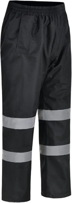 A-SAFETY High Vis Rain Pants for Men Women Waterproof Reflective Safety Rain Trousers Rain Gears for Fishing Sports Works
