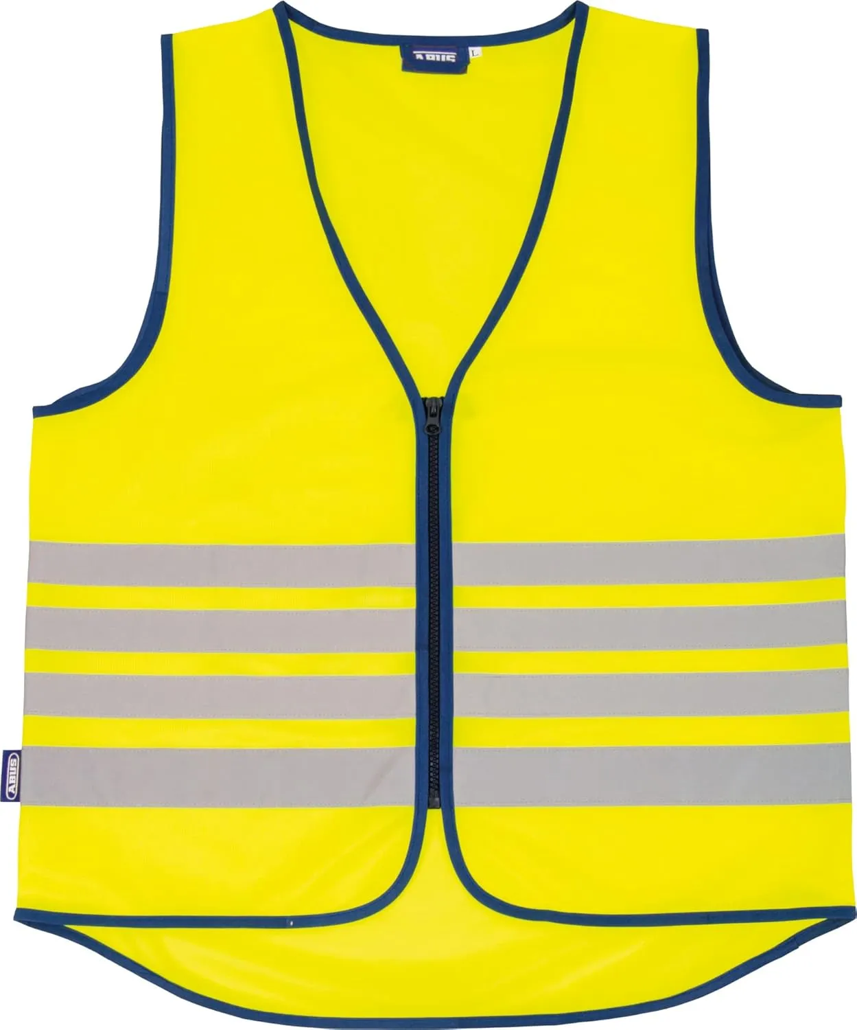 ABUS Lumino Reflective Vest - Safety Vest for Better Visibility Day and Night - for Adults - with Zip