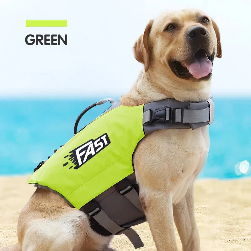 Adjustable Reflective Dog Life Jacket for Swimming