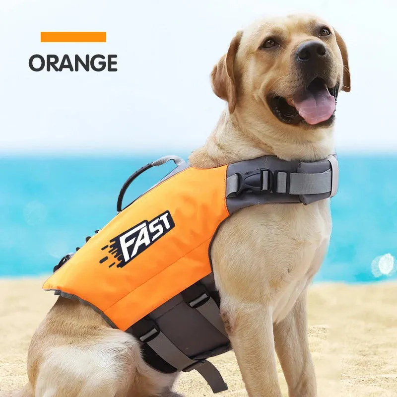Adjustable Reflective Dog Life Jacket for Swimming