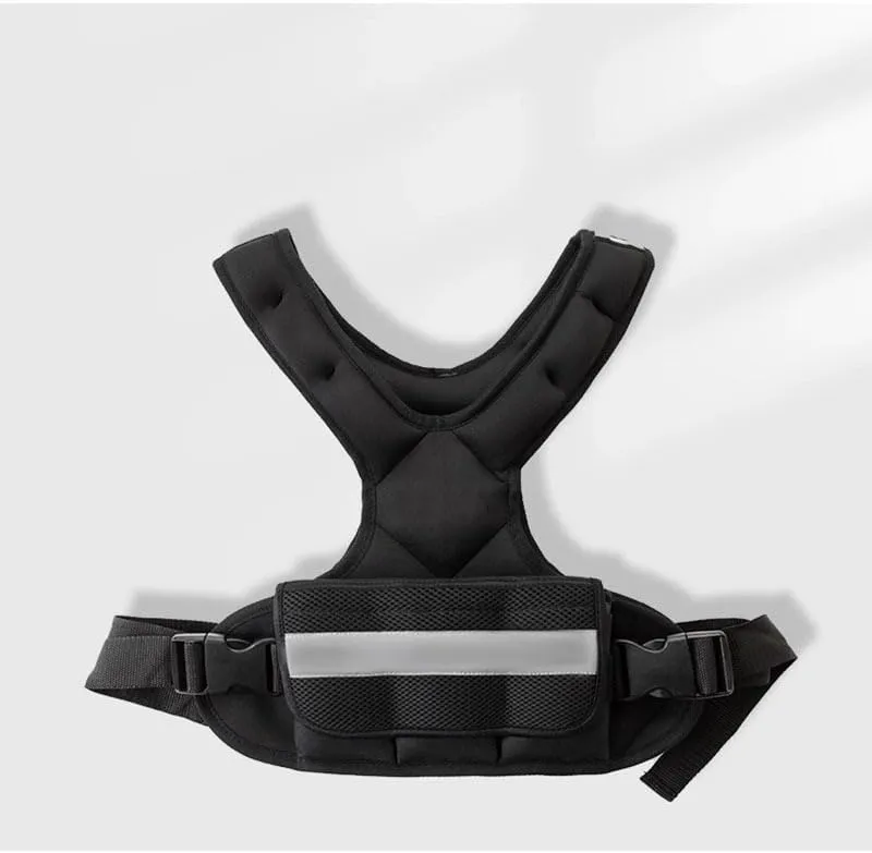 Adjustable Weighted Exercise Vest – Reflective Running & Training Fitness Gear for Men and Women