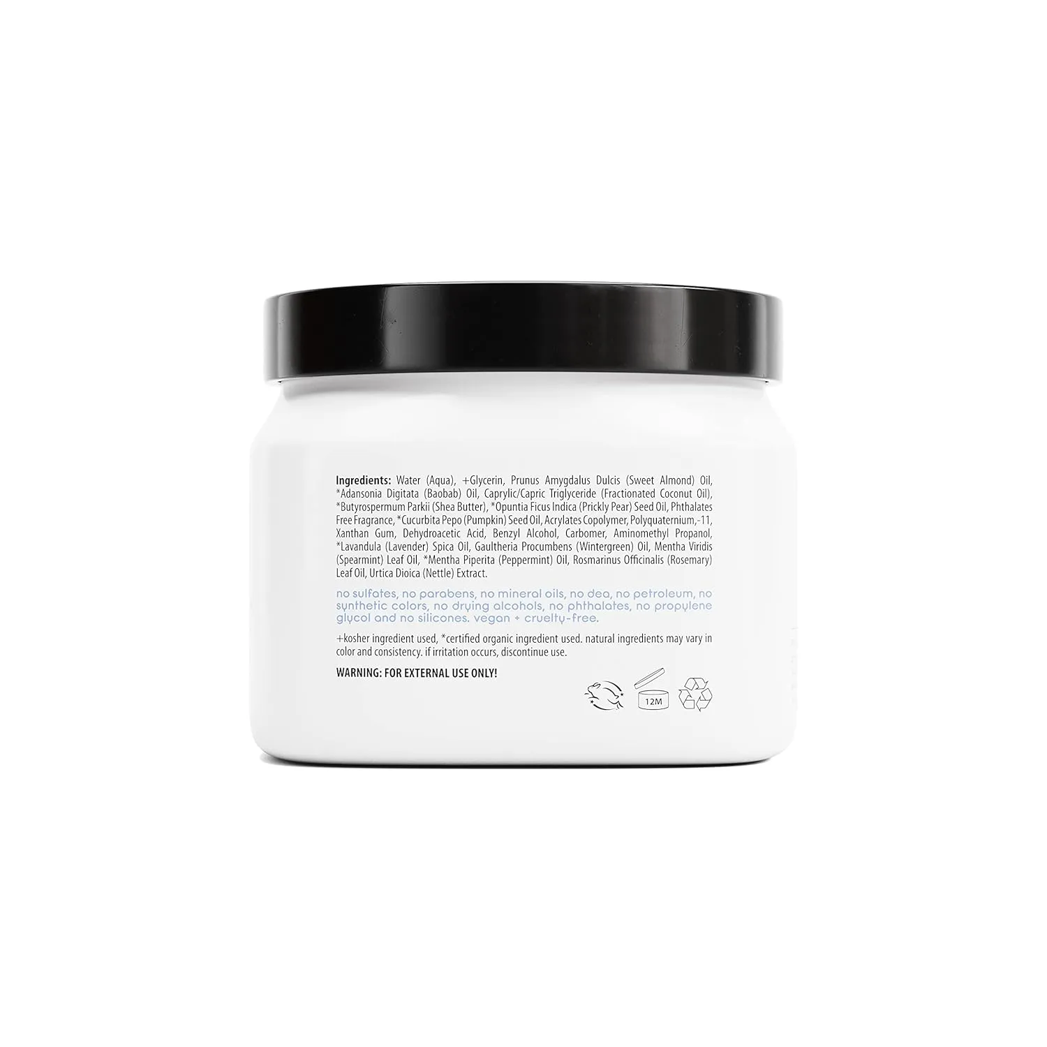 adwoa beauty Baomint™ Moisturizing Curl Defining Gel, with Baobab, Mint, and Rosemary Oils, Curl Enhancing Gel to aid Hair Growth, Define Curls, and Promote Shine - for Coily and Curly Hair, 16 oz