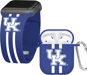 Affinity Bands Kentucky Wildcats HD Combo Package Compatible with Apple Watch and AirPods Gen 1 & 2