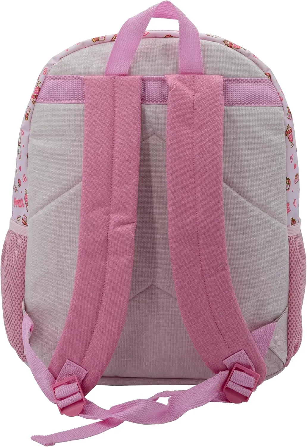 AI ACCESSORY INNOVATIONS Hello Kitty My Melody 5 Piece Backpack Set, Kawaii Flip Sequin Anime School Bag for Girls with Zip Front Pocket, Pink