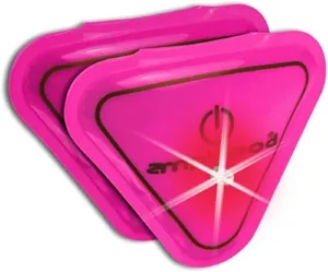 Amphipod 1.5" 2-Pack VIZLET™ Mini Triangle Clip On LED Reflectors