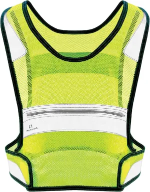 Amphipod Full-Visibility Reflective Vest, Outdoor Safety Running Gear for Road Running, Jogging & Walking