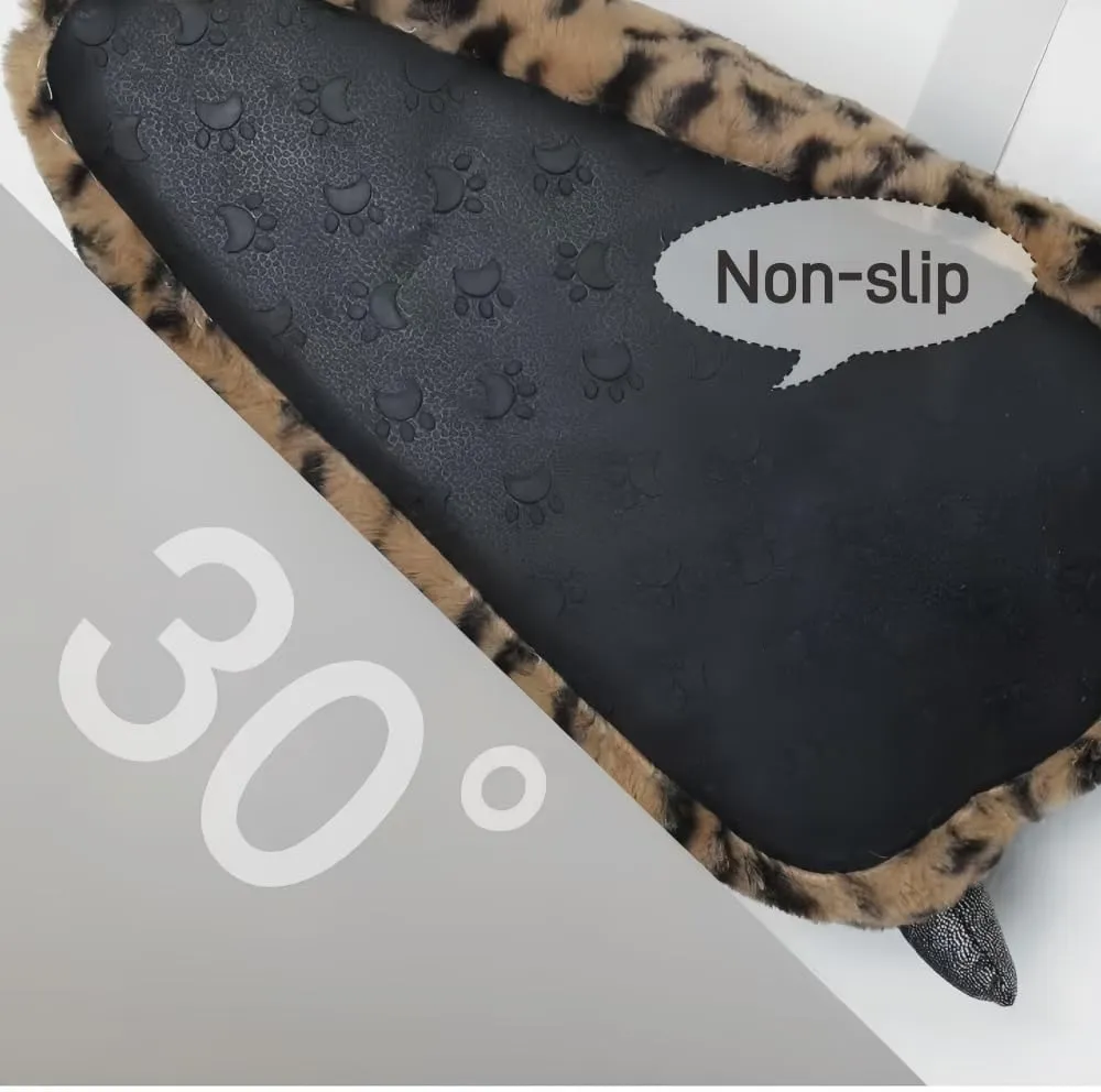 Animal Paw Slippers Plush Warm Home Slippers Bear Slippers for Adults Stuffed Furry Animal Monster Claw Paw