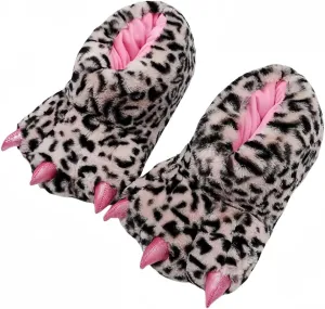 Animal Paw Slippers Plush Warm Home Slippers Bear Slippers for Adults Stuffed Furry Animal Monster Claw Paw