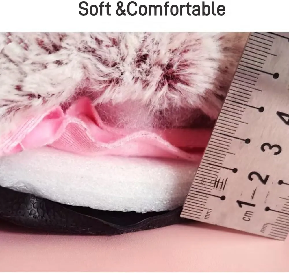 Animal Paw Slippers Plush Warm Home Slippers Bear Slippers for Adults Stuffed Furry Animal Monster Claw Paw