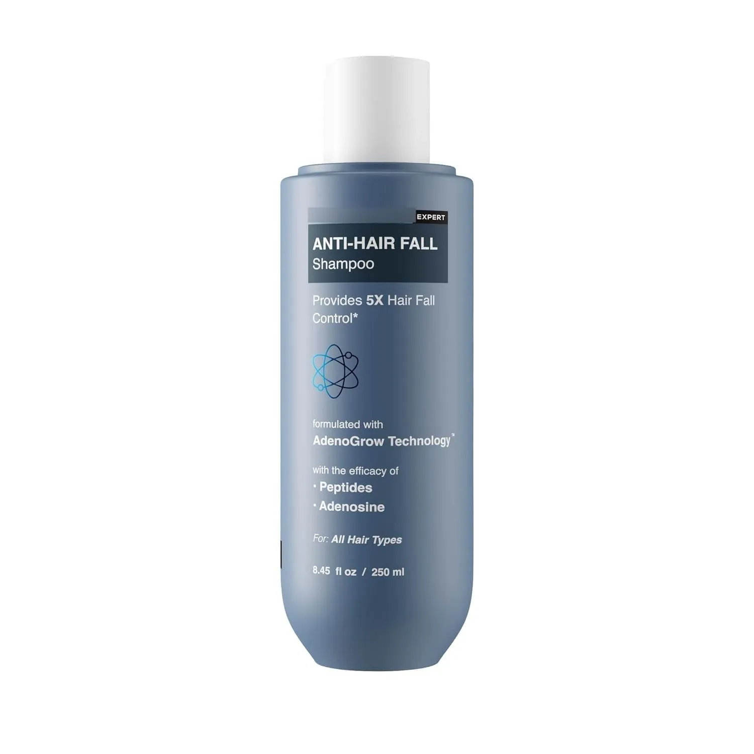 An.ti H.air Fall Shampoo | 5x Hair Fall Control & Growth|Contains Biotin Adenosine, & Peptides | Rosemary, Rice Water, Hyaluronic Acid | For All Hair Types | For Women & Men | 250ml