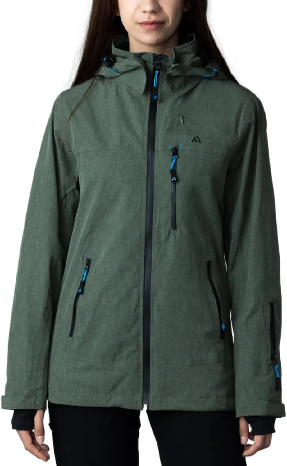 Apricoat Adventure 2.0 Warm Winter Jacket Insulated, Hooded, Waterproof and windproof Coat for Travelling, Hiking, Trekking