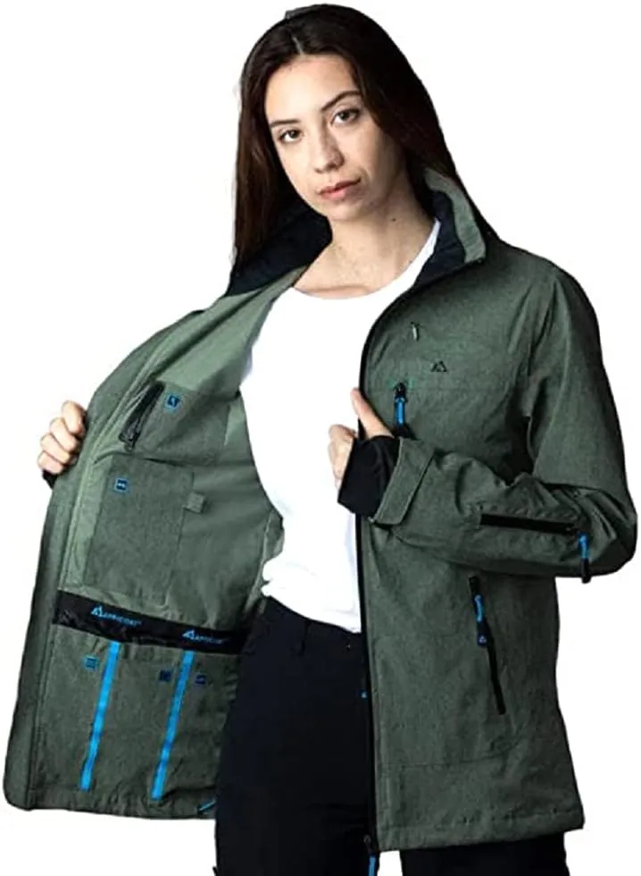 Apricoat Adventure 2.0 Warm Winter Jacket Insulated, Hooded, Waterproof and windproof Coat for Travelling, Hiking, Trekking