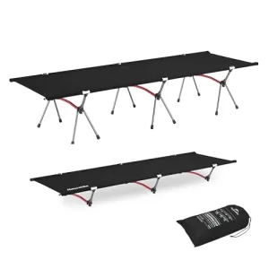 ArmyWild Folding Camping Cot,Height Adjustable Ultralight Backpacking Cot