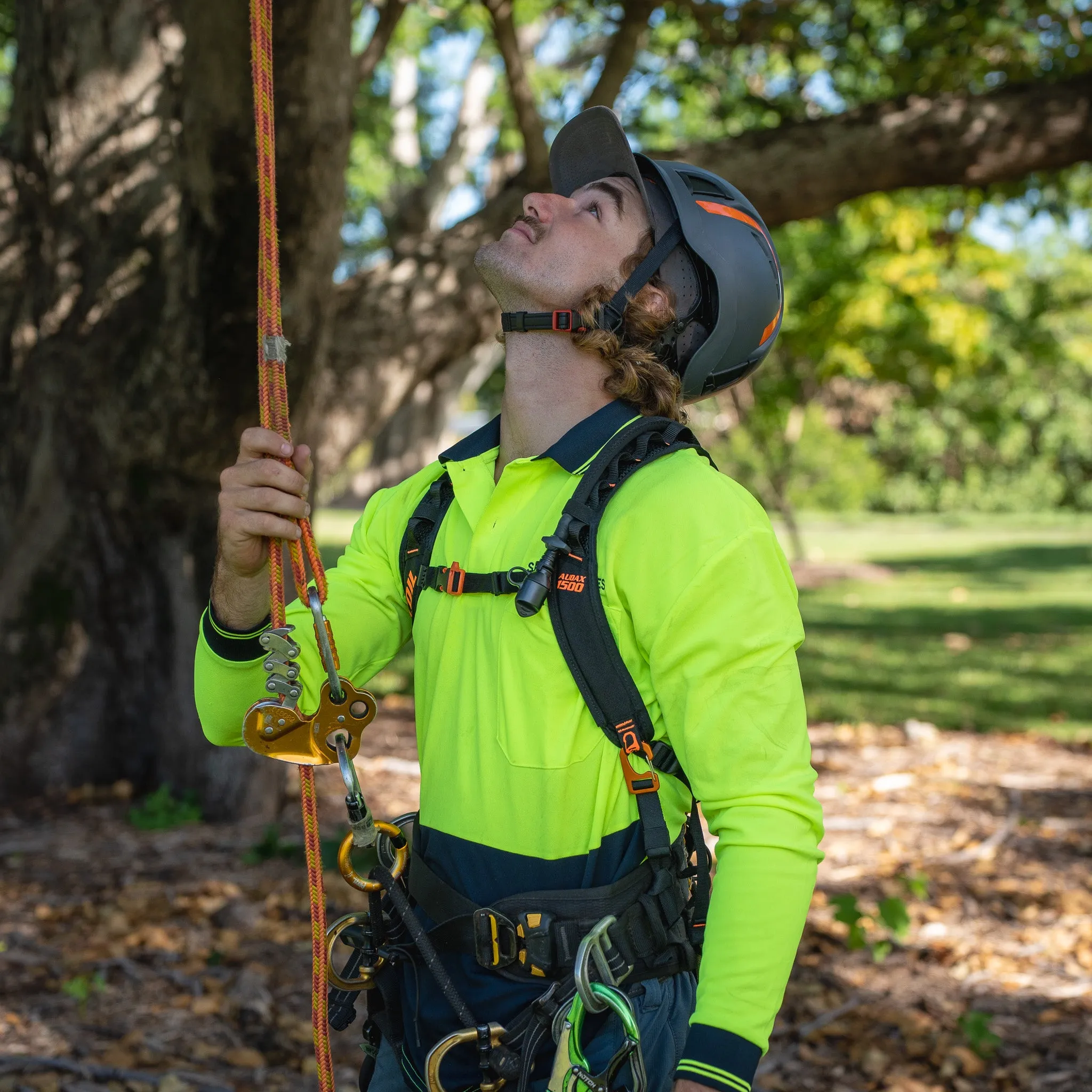 AUDAX™ Gen 2 – Arborist Hydration Harness – Black Orange