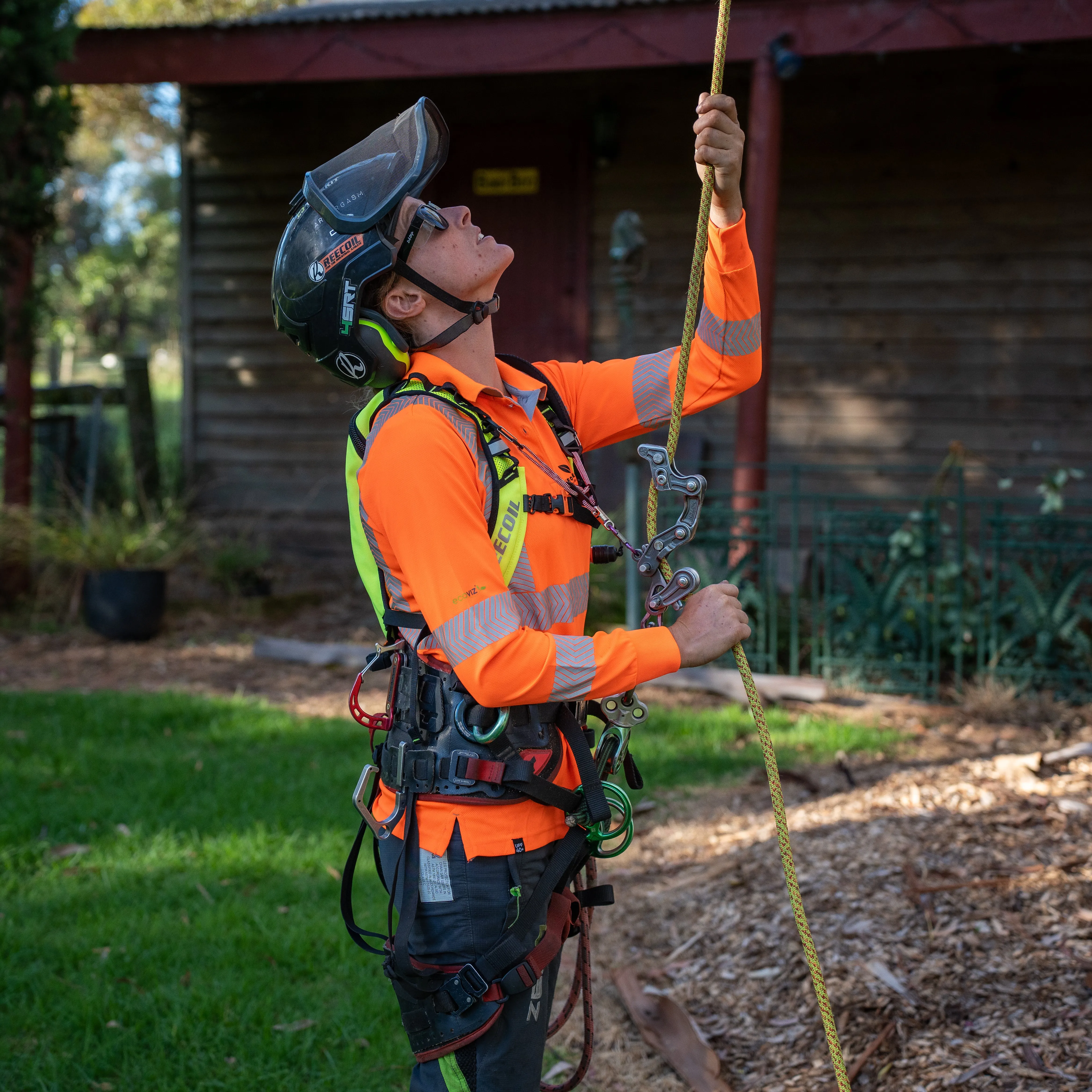 AUDAX™ Gen 2 – Arborist Hydration Harness – Hi-Viz Safety Yellow