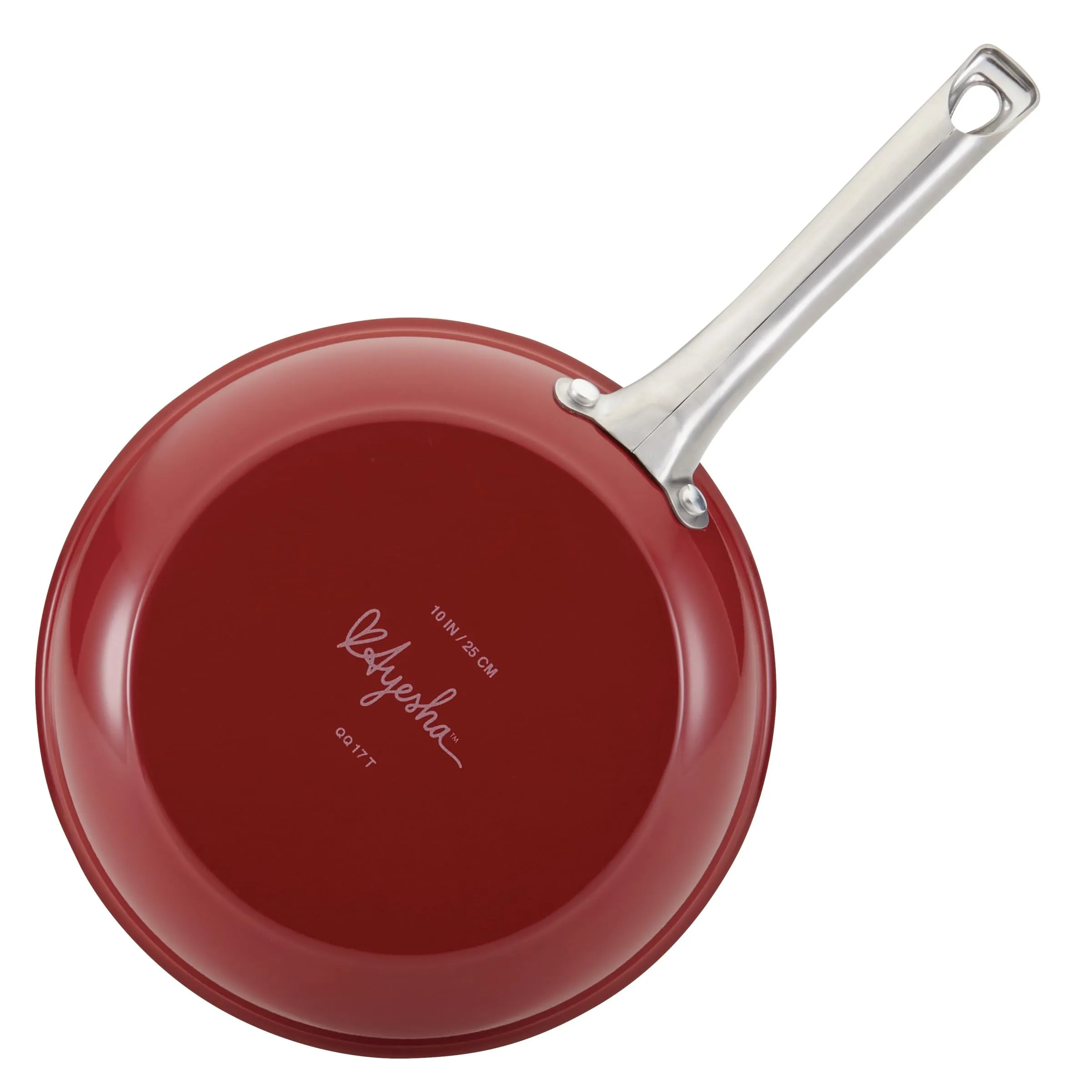 Ayesha Curry Home Collection Nonstick Cookware Pots and Pans Set, 9 Piece, Sienna Red