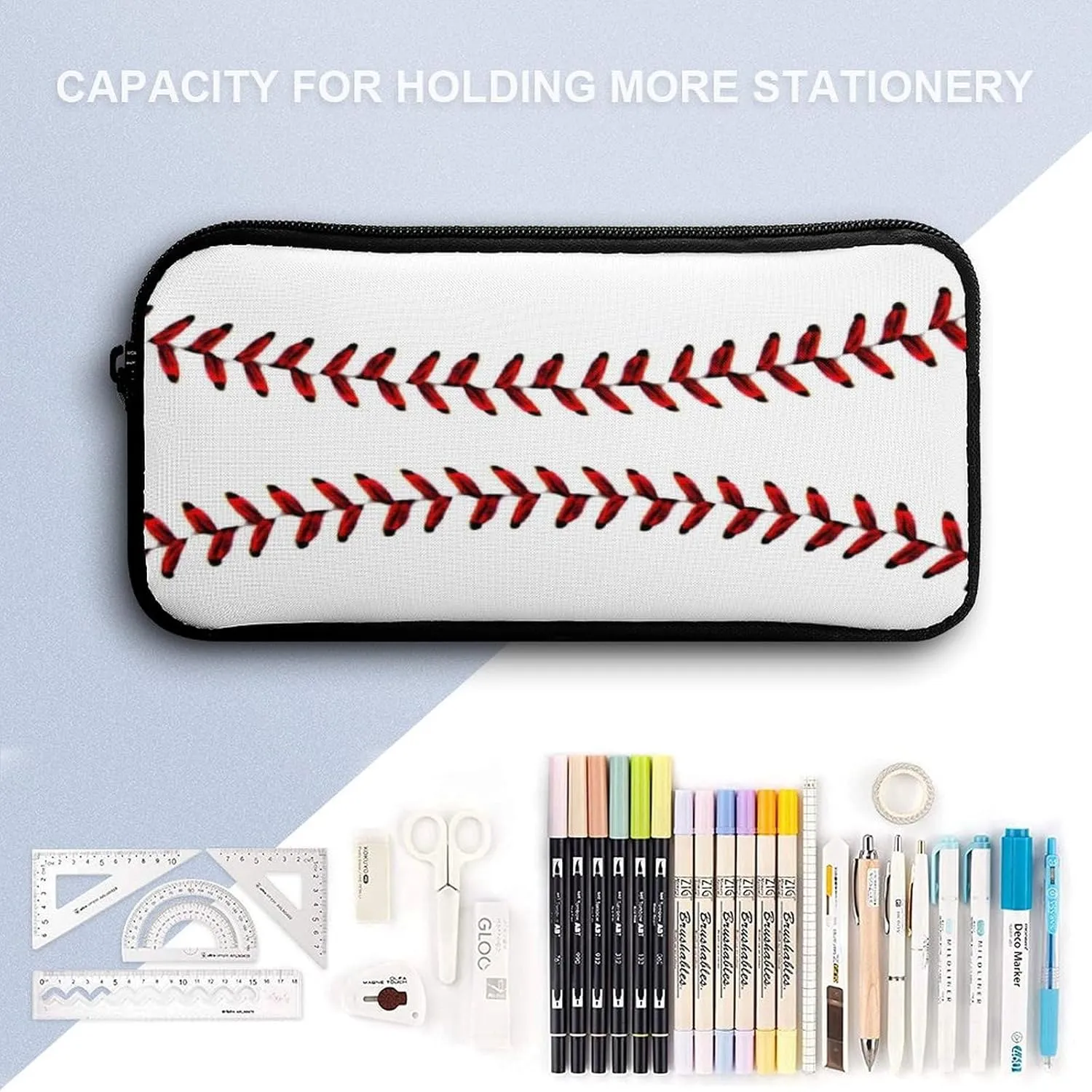 Baseball Backpack Travel Camping with Lunch Box Set for Work Office College Picnic, 3 in 1 Backpacks Matching Combo