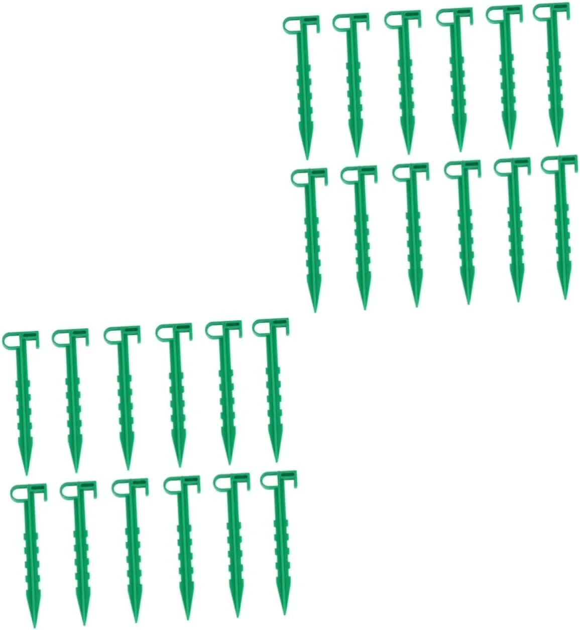 BESPORTBLE 2sets Ultralight Tent Pegs for Camping Tent Safe Pins for Outdoor Use 20pcs*2